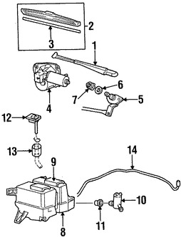 Foto de Varillas de Limpiaparabrisas Original para Mazda B2300 Mazda  Mazda B3000 Mazda B4000 Marca MAZDA Nmero de Parte 1F8076657