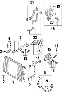 Foto de Manguera de Rebose Refrigerante de Motor Original para Mazda Tribute 2009 2010 2011 2008 Marca MAZDA Nmero de Parte ZZC315277