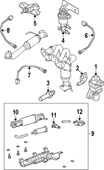 Foto de Solenoide de Purga del Canister Original para Mazda Tribute 2008 2009 2010 Marca MAZDA Nmero de Parte ZZC218741