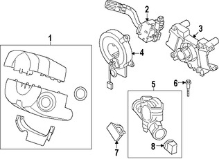 Foto de Carcasa del interruptor de la columna de direccion Original para Mazda Tribute 2008 2009 2010 2011 Marca MAZDA Nmero de Parte ZZCA661B1