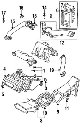 Foto de Enfriador en Lnea Original para Mazda Millenia 1995 Marca MAZDA Nmero de Parte KJ0113550