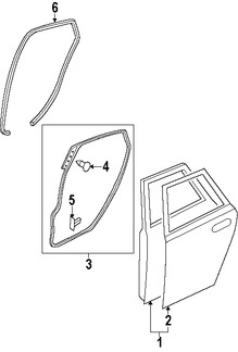 Foto de Carcasa de puerta Original para Mazda 3 2010 2011 2012 2013 Marca MAZDA Nmero de Parte BBY97302XH