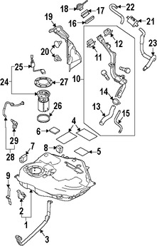 Foto de Conjunto de Bomba y Emisor de Combustible Original para Mazda 3 2010 2011 2012 2013 Marca MAZDA Nmero de Parte LF3T1335XD