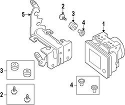 Foto de Conjunto hidrulico de frenos ABS Original para Mazda 3 2014 2015 2016 Marca MAZDA Nmero de Parte BHY3437A0D