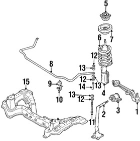 Foto de Buje de Barra de Retencin de Suspensin Original para Mazda MPV Marca MAZDA Nmero de Parte LA0134230B