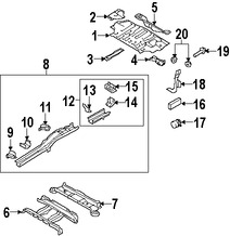 Foto de Bandeja de Piso Original para Mazda CX-9 Marca MAZDA Nmero de Parte TDY153750B