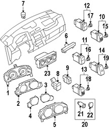 Foto de Sensor de Temperatura del Aire de la Cabina Original para Mazda CX-9 Marca MAZDA Nmero de Parte L02261757A