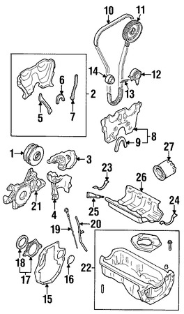 Foto de Empaquetaduras Cubierta de Correa del Tiempo Original para Mazda Miata Marca MAZDA Nmero de Parte B61P10513