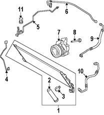 Foto de Manguera de succin Refrigerante Aire Acondicionad Original para Mazda MX-5 Miata Marca MAZDA Nmero de Parte NE51614T0C