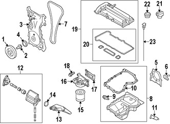 Foto de Cubierta de Correa del Tiempo Original para Mazda MX-5 Miata 2006 2007 2008 2009 Marca MAZDA Nmero de Parte LFE210500A