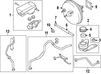 Foto de Depsito del Cilindro Maestro del Freno Original para Mazda 2 2011 2012 2013 2014 Marca MAZDA Nmero de Parte DR6143550