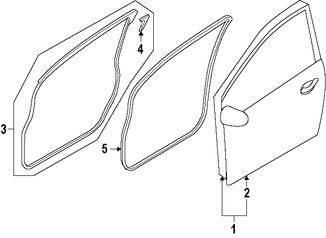 Foto de Carcasa de puerta Original para Mazda 2 2011 2012 2013 2014 Marca MAZDA Nmero de Parte DFY15802XJ