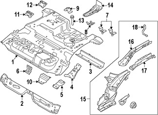 Foto de Bandeja de Piso Original para Mazda 2 2011 2012 2013 2014 Marca MAZDA Nmero de Parte DR6153711