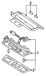 Foto de Lente de luz de mapa Original para Mazda 626 Mazda Protege Mazda Protege5 Marca MAZDA Nmero de Parte GA2L69877A