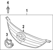 Foto de Tornillo de parrilla / rejilla Original para Mazda 6 2004 2005 2006 2007 2008 Marca MAZDA Nmero de Parte 9YA590604