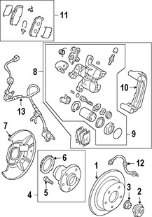 Foto de Cubierta de Polvo de Frenos Original para Mazda 6 2003 2004 2005 2006 2007 2008 Marca MAZDA Nmero de Parte GK2A26261A