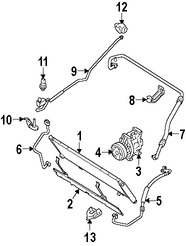 Foto de Embrague del Compresor de Aire Acondicionado Original para Mazda RX-8 Marca MAZDA Nmero de Parte F15161L10B