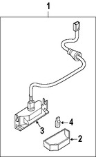 Foto de Lente de lmpara de placa Original para Mazda RX-8 2004 2005 2006 2007 2008 Marca MAZDA Nmero de Parte F15151274A