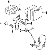 Foto de Conjunto hidrulico de frenos ABS Original para Mazda CX-7 2007 2008 2009 Marca MAZDA Nmero de Parte EGY3437A0A