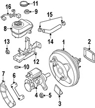 Foto de Depsito del Cilindro Maestro del Freno Original para Mazda CX-7 2007 2008 2009 2010 2011 2012 Marca MAZDA Nmero de Parte L20643550E