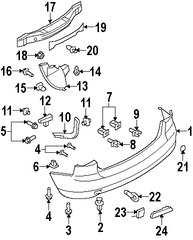 Foto de Cubierta del parachoques Original para Mazda CX-7 2007 2008 2009 Marca MAZDA Nmero de Parte EGY15022XCBB