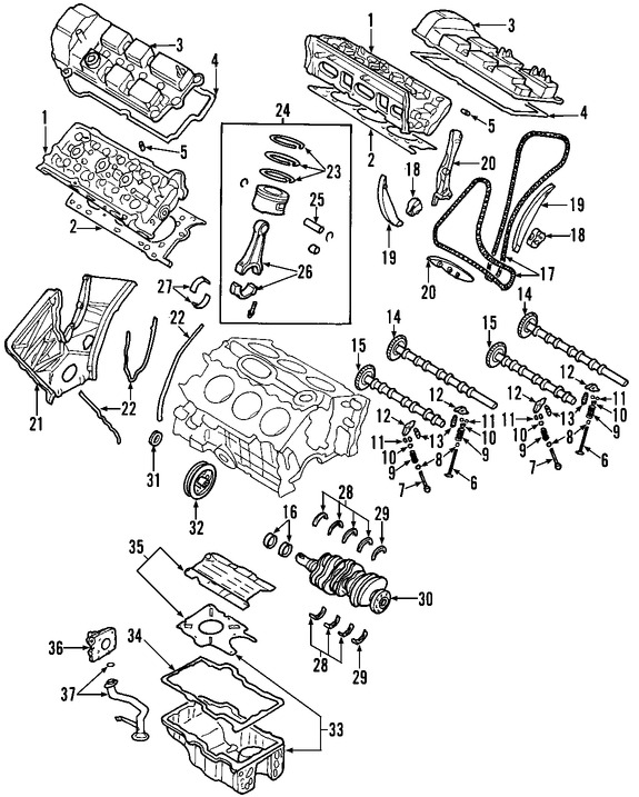 Foto de Biela Original para Mazda MPV Mazda Tribute Mazda 6 Marca MAZDA Nmero de Parte ZZDL11210