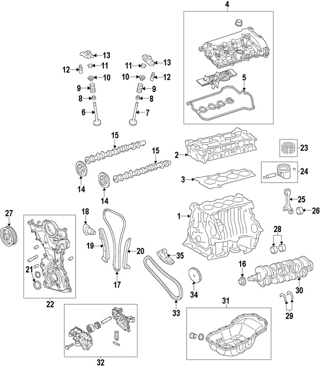 Foto de Motor Completo Original para Mazda  Mazda 6 Mazda 3 Marca MAZDA Nmero de Parte PYY802300D