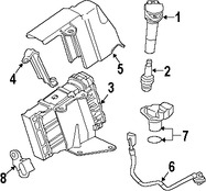 Foto de Computadora del Motor Original para Mitsubishi Eclipse 2008 Marca Mitsubishi Nmero de Parte 1860A777