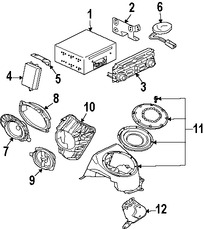 Foto de Altavoz Original para Mitsubishi Eclipse Marca Mitsubishi Nmero de Parte 8720A006