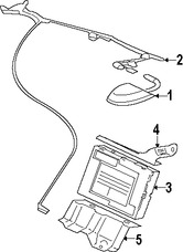 Foto de Mstil de Antena de Radio Original para Mitsubishi Galant Mitsubishi Eclipse Marca Mitsubishi Nmero de Parte 8723A081