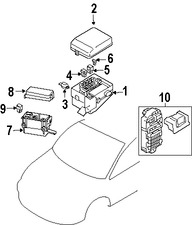 Foto de Fusible Original para Mitsubishi Galant Mitsubishi Eclipse Mitsubishi Endeavor Marca Mitsubishi Nmero de Parte MS810880