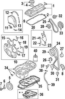 Foto de Empaquetaduras Cubierta de Correa del Tiempo Original para Mitsubishi Outlander 2004 2005 2006 Marca Mitsubishi Nmero de Parte MD188120