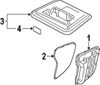 Foto de Carter Transmisin Automtica Original para Mitsubishi Outlander Marca Mitsubishi Nmero de Parte 2705A018