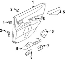 Foto de Cobertor de Altavoz Original para Mitsubishi Outlander Marca Mitsubishi Nmero de Parte 5759A003