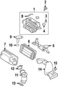 Foto de Manguera de Admisin de Aire del motor Original para Mitsubishi Outlander 2008 2009 2010 2011 2012 2013 Marca Mitsubishi Nmero de Parte 1505A630