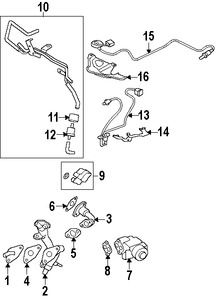 Foto de Empacadura Manguera EGR Original para Mitsubishi Outlander Mitsubishi Outlander Sport Mitsubishi Lancer Marca Mitsubishi Nmero de Parte 1582A018