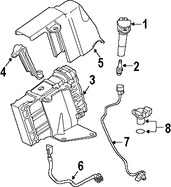 Foto de Computadora del Motor Original para Mitsubishi Endeavor 2008 Marca Mitsubishi Nmero de Parte 8631A439