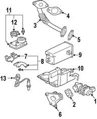 Foto de Empacadura Manguera EGR Original para Mitsubishi Endeavor Marca Mitsubishi Nmero de Parte MR561535