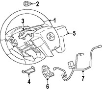 Foto de Timon / Volante / Manubrio Original para Mitsubishi Endeavor 2008 Marca Mitsubishi Nmero de Parte 4400A206XB