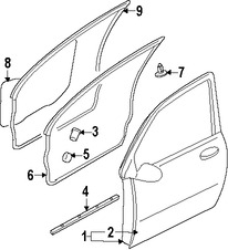 Foto de Panel externo de puerta Original para Mitsubishi Endeavor Marca Mitsubishi Nmero de Parte 5700A598