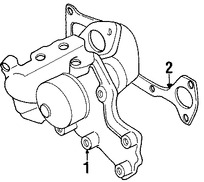 Foto de Bomba de agua del motor Original para Mitsubishi Montero Mitsubishi Montero Sport Marca Mitsubishi Nmero de Parte 1300A012