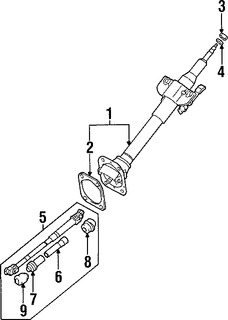 Foto de Columna de Direccion Original para Mitsubishi Montero Sport 1997 1998 1999 2000 2001 Marca Mitsubishi Nmero de Parte MR307361