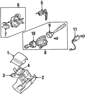 Foto de Cilindro de Encendido Original para Mitsubishi Lancer 2002 2003 2004 Marca Mitsubishi Nmero de Parte MR555350