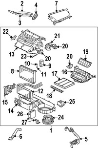 Foto de Modulo de Control calefaccin, ventilacin y aire acondicionado Original para Mitsubishi Lancer Mitsubishi Outlander Mitsubishi Outlander Sport Marca Mitsubishi Parte #7820A403