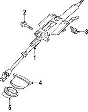 Foto de Columna de Direccion Original para Mitsubishi Lancer 2008 Marca Mitsubishi Nmero de Parte MN101515