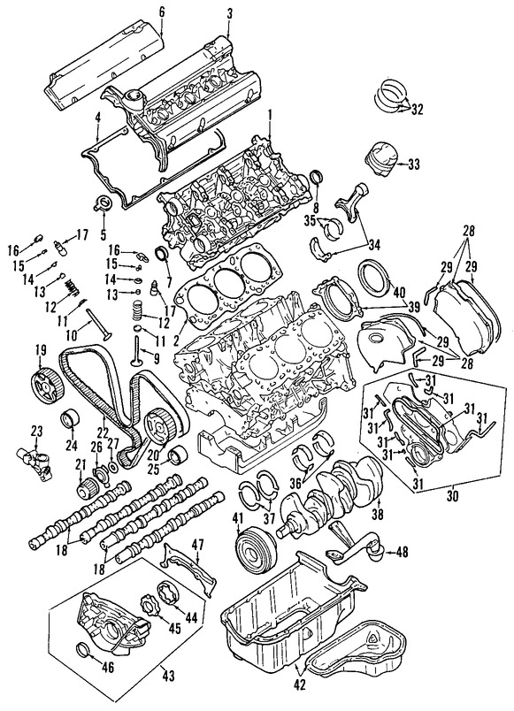 Foto de Rodamiento principal del Cigueal Original para Mitsubishi Montero Mitsubishi Montero Sport Mitsubishi Diamante Mitsubishi Endeavor Mitsubishi Galant Marca Mitsubishi Parte #MD197907