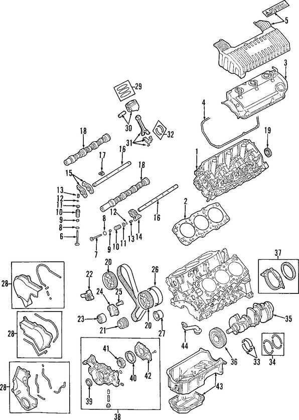 Foto de Rodamiento principal del Cigueal Original para Mitsubishi Diamante Mitsubishi Endeavor Mitsubishi Galant Mitsubishi Montero Mitsubishi Montero Sport Marca Mitsubishi Parte #MD197911