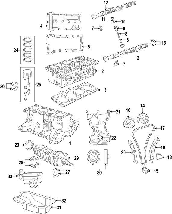 Foto de Seguidor del rbol de levas Original para Mitsubishi Outlander Mitsubishi Lancer Marca Mitsubishi Nmero de Parte 1032A101