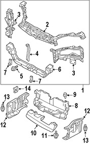 Foto de Enganche del protector de Guardafangos  Original para Mitsubishi Chrysler Dodge Marca Mitsubishi Nmero de Parte MR328954