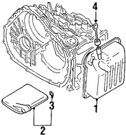 Foto de Filtro Transmison Automatica Original para Mitsubishi Eclipse Mitsubishi Galant Mitsubishi Endeavor Mitsubishi Diamante Dodge Stratus Chrysler Sebring Marca Mitsubishi Parte #MR350441